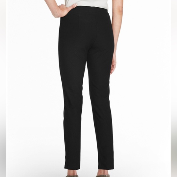 EILEEN FISHER Stretch-Crêpe Slim Wide Leg Pants - Picture 10 of 12